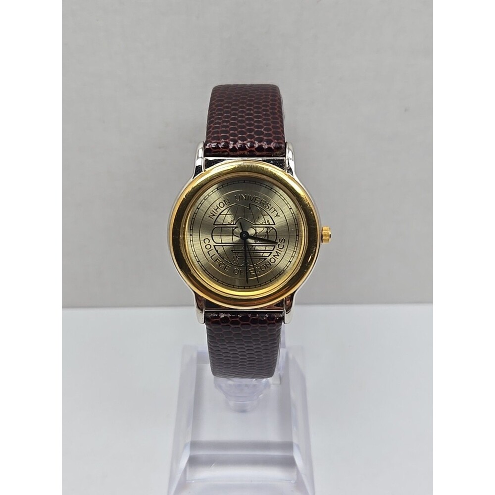 Vintage Rare Citizen Nihon University College Economics Quartz Watch New Battery